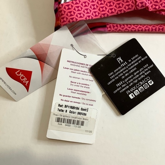 PHAX Strapless Underwire Bikini Set Size S/32 - Picture 15 of 16